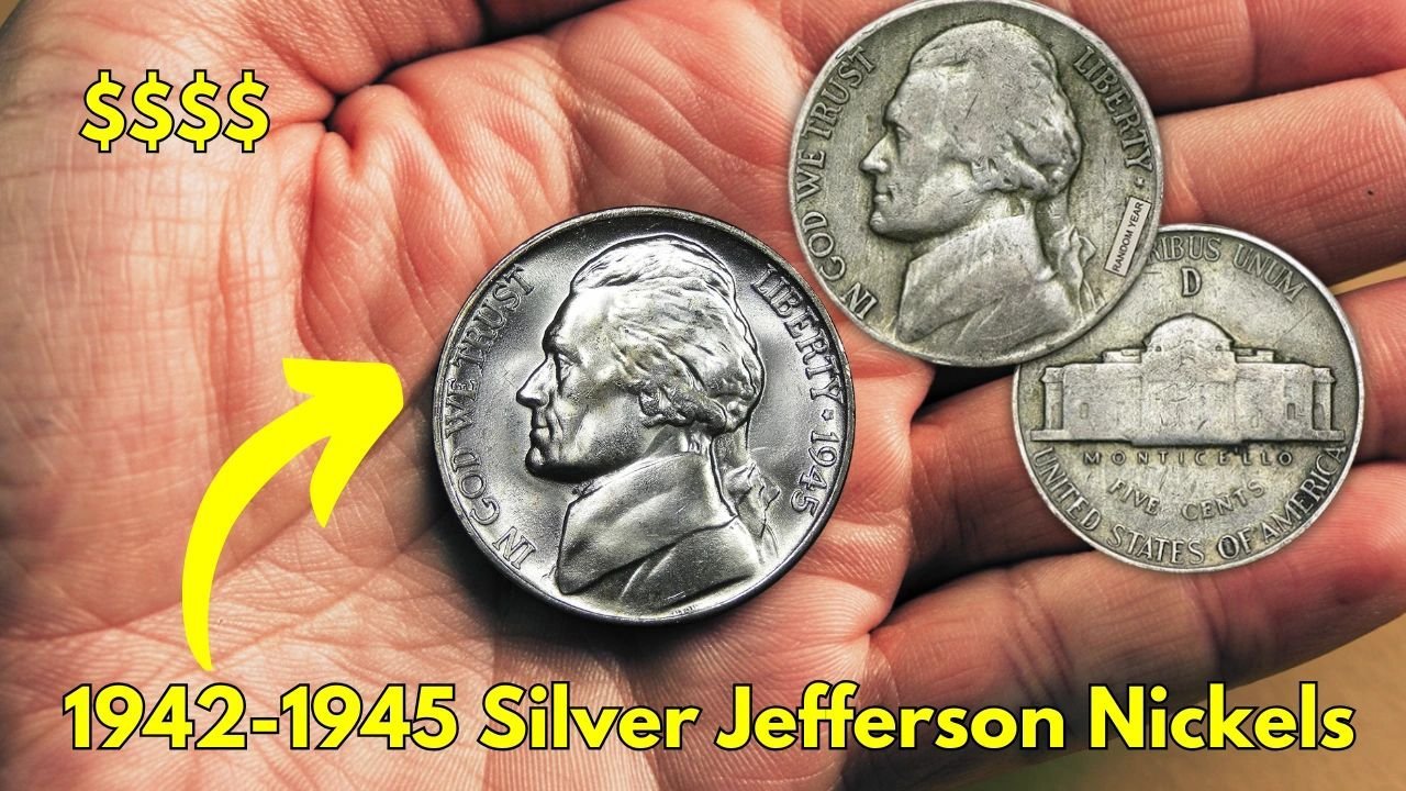 1942-1945 Silver Jefferson Nickels Are Surging in Value – Here’s Why